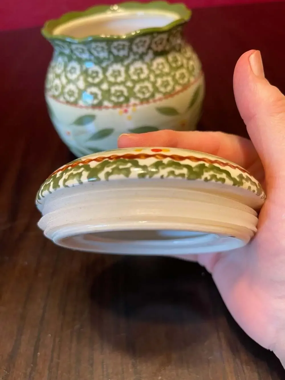 Temp-tations Old World Green Canister Set